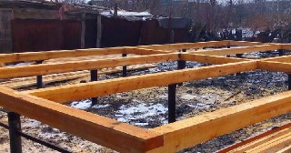 Пол на винтовых сваях Климовск цена от 15450 руб.